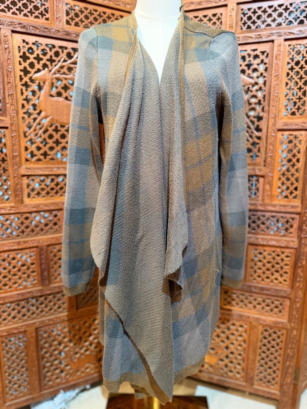 🍂 Outlander x Torrid Plaid Open Front Cardigan – Size 1 (Plus)